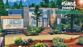 🍂FOREST Vacation MODERN House | Luxury Interior | No CC | THE SIMS 4 \\ Stop Motion