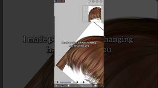 New color changing hair brush for beginners #ibispaintx #ibispaintxediting #hairbrushing