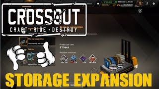 Crossout - Storage Expansion - 25 SLOTS !... Is it worth it