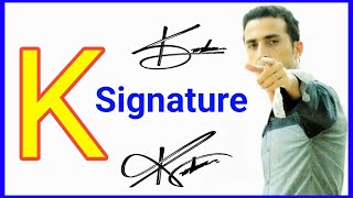 Aesthetic signature ideas for K | K signature style | K signature style of my name