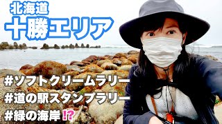 旅動画【初夏の北海道 十勝 日帰り旅】ソフトクリームラリー食べ歩き♪緑の海岸  道の駅スタンプラリー