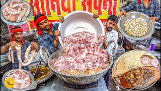 Biggest Kadhai Wala Desi Bihari Champaran Mutton Making Rs. 160/- Only l Bettiah Street Food