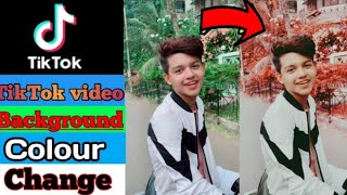 Tiktok Video Backgroun Colour Change | Video Backgroun Colour ksa Change Karta hai | Red Tone Effect