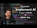 Node.js & React OpenAI API Tutorial: Build an AI Service for Your App