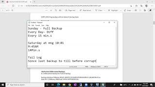Sql DBA Batch 39 Class 57