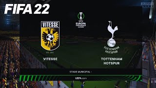 FIFA 22 - Vitesse vs Tottehham Hotspur | UEFA Conference League | #vitesse #tottenham