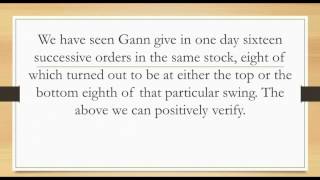 WD GANN REPEATS HOW TO