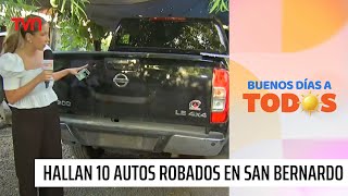 Desarmaduría clandestina: Encuentran al menos 10 vehículos robados en parcela de San Bernardo | BDAT