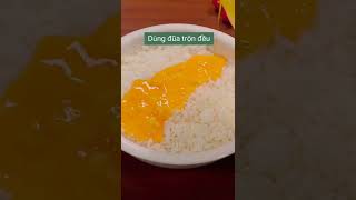 Cách rang cơm trứng vàng ngon #shorts