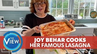 Joy Behar Cooks Her Famous Lasagna  | The View