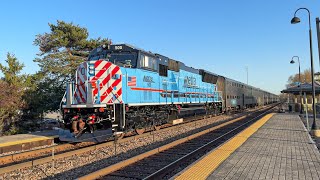 METX 500 (RTA heritage) speeds Metra 2143 into Deerfield