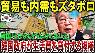 【ゆっくり解説】韓国さん、貿易も内需もズタボロで国民に生活費を貸付【焼け石に水】