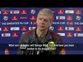 arsene wenger on president george weah