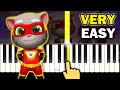 Talking TOM HEROES - Theme song - VERY EASY Piano tutorial