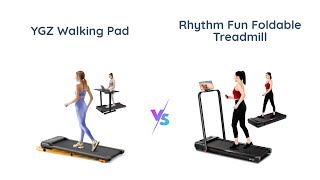 Walking Pad vs RHYTHM FUN Treadmill Comparison 🏃‍♂️🏋️‍♀️ Under Desk Treadmill Review
