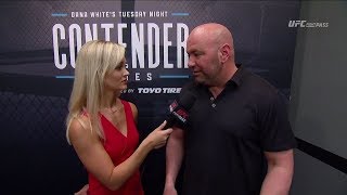 Dana White awards Allen Crowder, Lauren Mueller, & Matt Frevola UFC Contracts