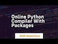 online python compiler with packages