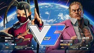 SF5 yuka-don (Ibuki)  Vs AnmanDAOOO (Urien)