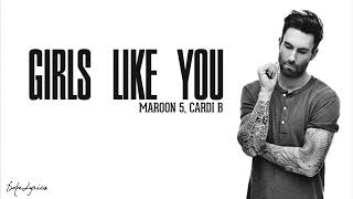 Maroon 5 girls like you( lyrics audio