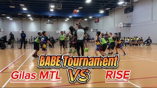 Gilas Montreal VS RISE (BABE Tournament: U10 - May 20, 2023)