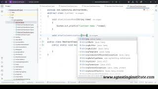Core Java OOPS Part - 37 | Abstract | Abstract Class in Java | Instance Methods