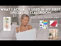 First Year Special Education Teacher MUST HAVES! | What I actually used