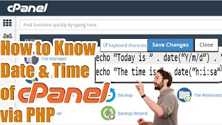 How to know date and time of my cPanel based server via PHP [Step by Step] ☑️