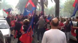 Ligue 2 - La liesse des supporters du GFC Ajaccio