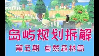 【动物森友会】动森岛屿规划拆解（第五期）自然森林岛 地图规划 小岛设计