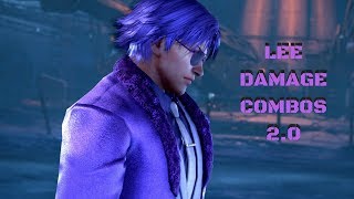 TEKKEN 7 VIOLET/LEE CHAULANG DAMAGE COMBOS 2.0 | REVISITED COMPLETE GUIDE