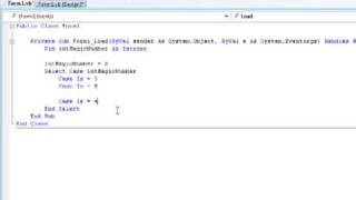 Learning VB.NET (Visual Basics) tutorial 10 - Case Select