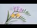 how to make freesia paper flower paper flower góc nhỏ handmade