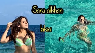 Sara Alikhan || Sara alikhan Bikini Dress ||Bollywood Hot Heroine||Bollywood Booms.