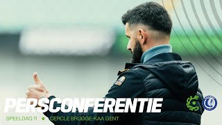 CERCLE BRUGGE-KAA GENT | Persconferentie na de wedstrijd (2-0)