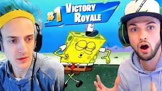 Spongebob Gets A Victory Royale In Fortnite