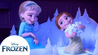 Baby Anna and Elsa Learn About the Enchanted Forest | Frozen