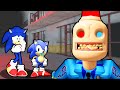 SONIC AND BABY SONIC VS ESCAPE SIREN COP'S PRISON IN ROBLOX