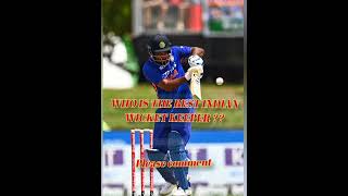 Indian no 1 wicket keeper #shorts #shortsvideo #ipl2023 #msdhoni #rishabhpant #klrahul #dk #sanju