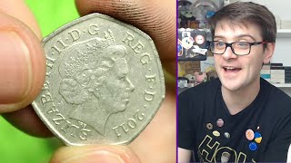 I can't Believe I Found This Rare 50p Coin!!! £250 50p Coin Hunt Bag #25 [Book 7]