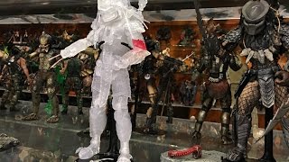 NECA AVP Cloaked Scar Predator   SDCC 2016 Exclusive Action Figure Toy Review