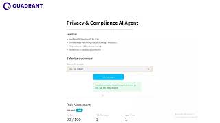 Automating PII Detection & Document Redaction with AI | Privacy & Compliance Agent Demo | Quadrant