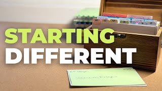 Starting an Index Card System: Focusing on Flexibility
