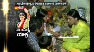 ys sharmila receives grand welcome in warangal district