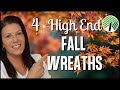 4 Amazing Dollar Tree Fall Wreaths/ Fall 2023 Series Episode 2