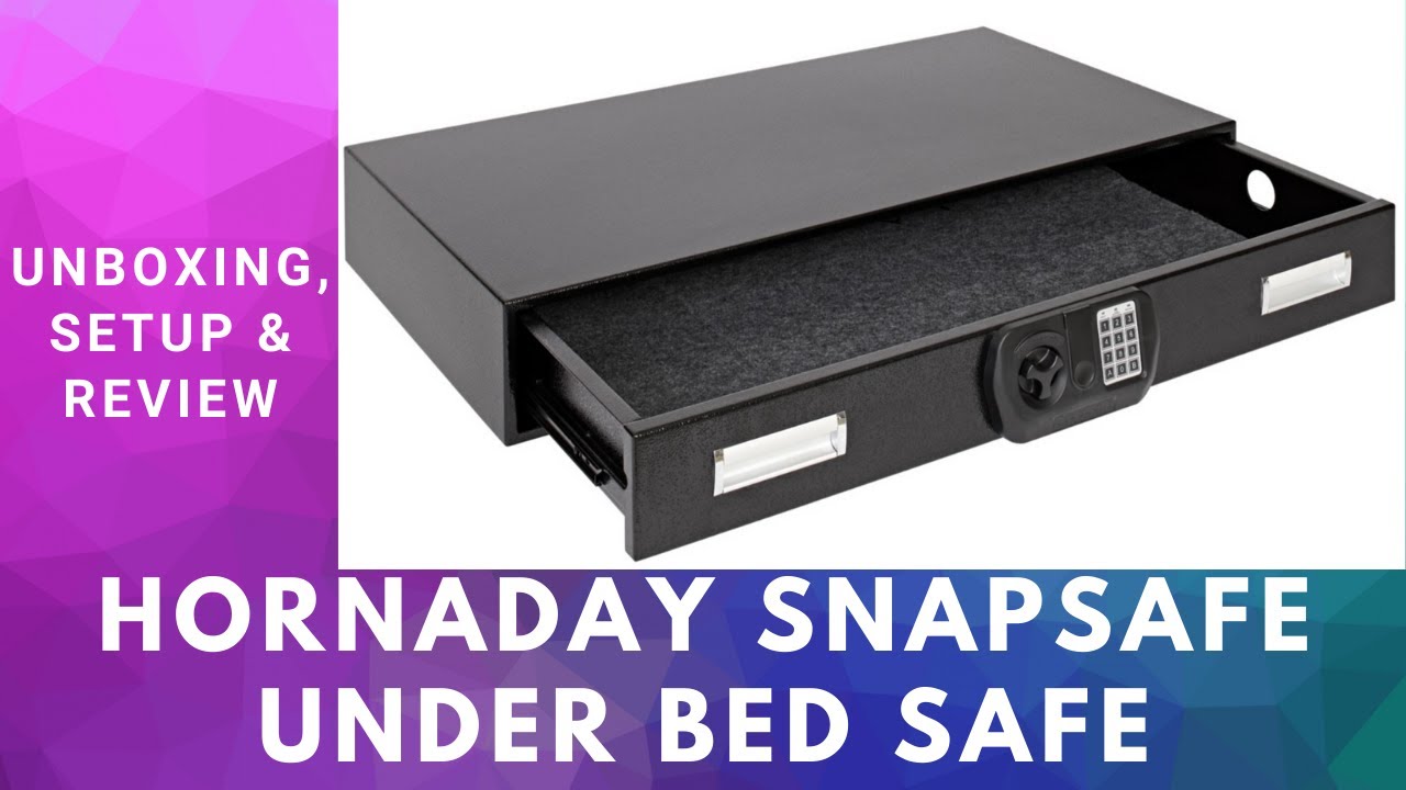 HORNADY SNAPSAFE UNDER BED GUN (ANYTHING) SAFE - YouTube