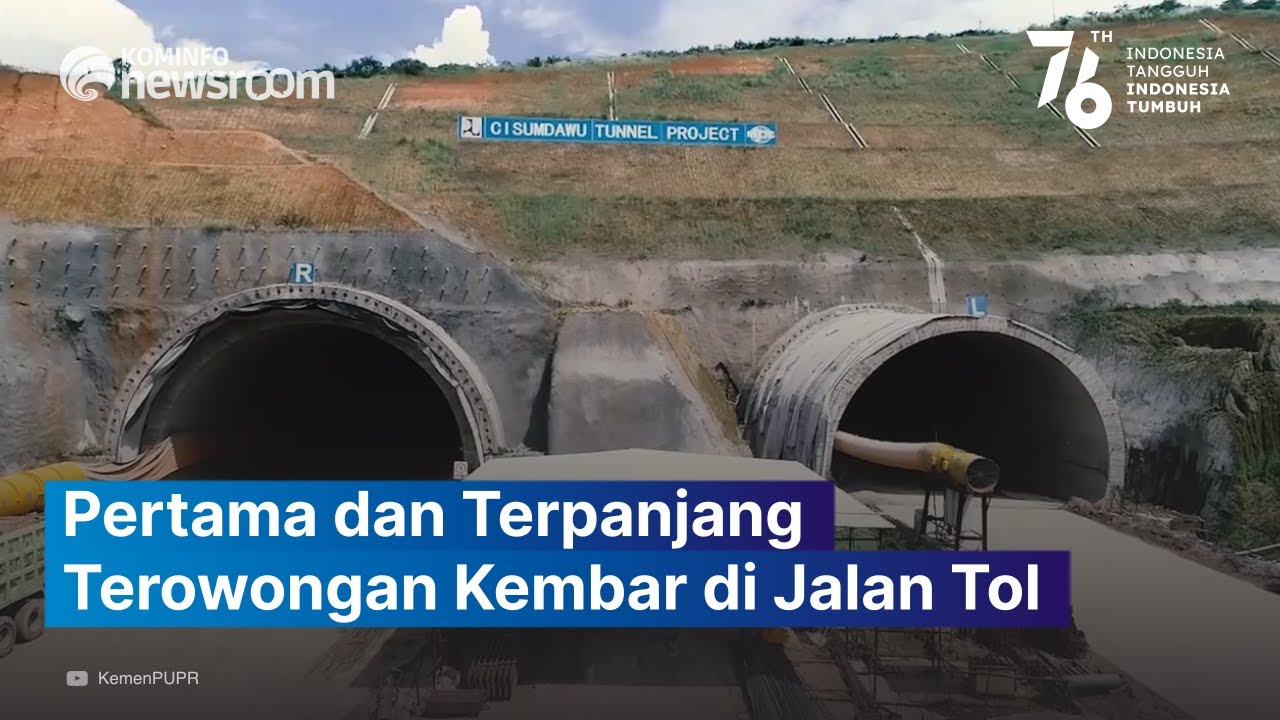 Terowongan Kembar Tol Cisumdawu Menembus Perbukitan - YouTube