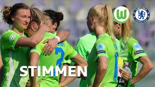 "Tut einfach weh" I Stimmen I UWCL VfL Wolfsburg - Chelsea FC