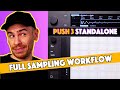 How To Sample on Push 3 Standalone (Tutorial + Boom Bap Beat Making)