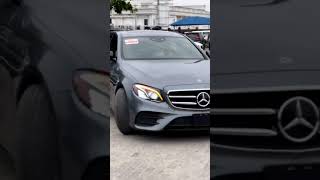 2018 Mercedes benz E300 4matic in Corris grey on beige interior