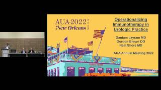 Operationalizing Checkpoint Inhibitors in Urologic Practice Webcast (2022)